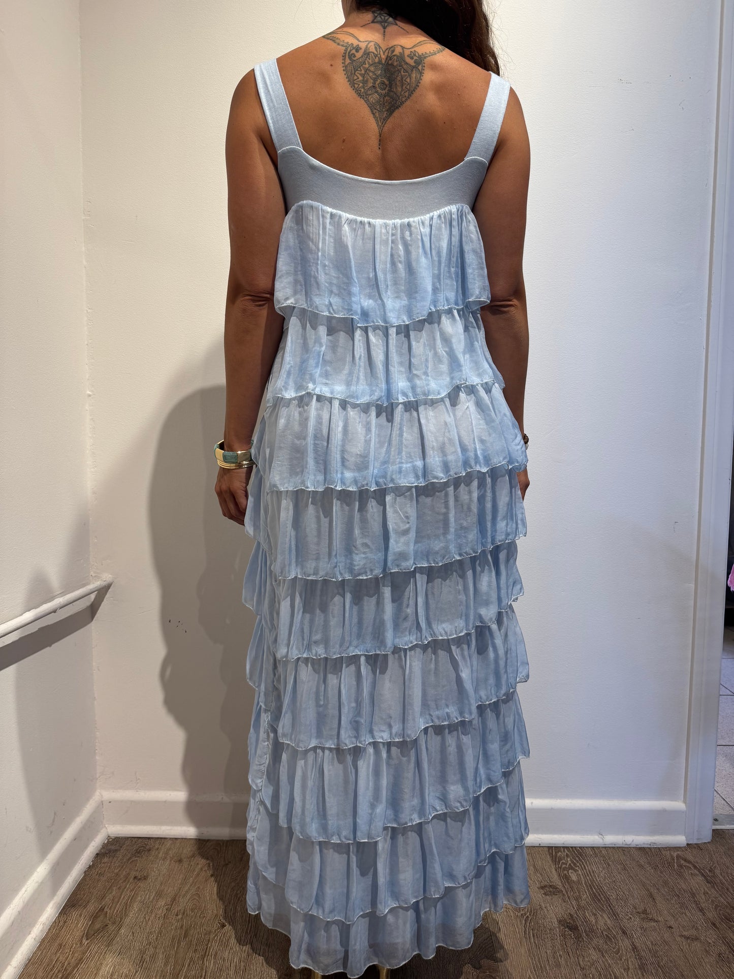 Silk Maxi Dress – | One Size Made in Italy